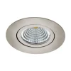 Spot Encastrable Eglo Saliceto Led Nickel Mat, 1 Lumiere