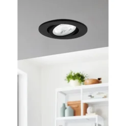 Spot Encastrable Eglo Saliceto-Z Led Noir, 1 Lumiere