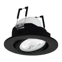 Spot Encastrable Eglo Saliceto-Z Led Noir, 1 Lumiere