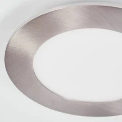 Spot Encastrable Finsrud Led Nickel Mat, 1 Lumiere