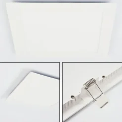 Spot Encastrable Finsrud Led Blanc, 1 Lumiere