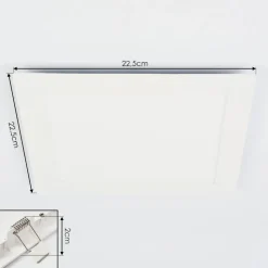Spot Encastrable Finsrud Led Blanc, 1 Lumiere