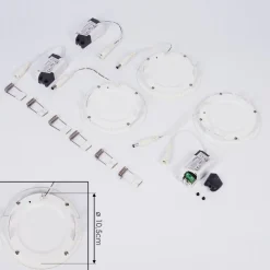 Spot Encastrable Finsrud Led Blanc, 1 Lumiere