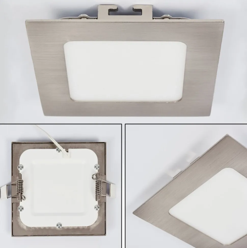 Spot Encastrable Finsrud Led Nickel Mat, 1 Lumiere