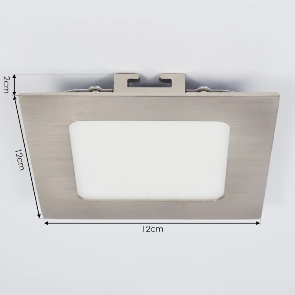 Spot Encastrable Finsrud Led Nickel Mat, 1 Lumiere