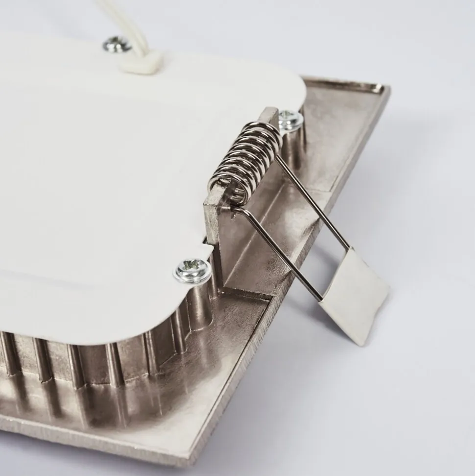 Spot Encastrable Finsrud Led Nickel Mat, 1 Lumiere