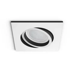 Spot Encastrable, Kit D'Extension Philips Hue Ambiance White & Color Centura Blanc, 1 Lumiere, Changeur De Couleurs