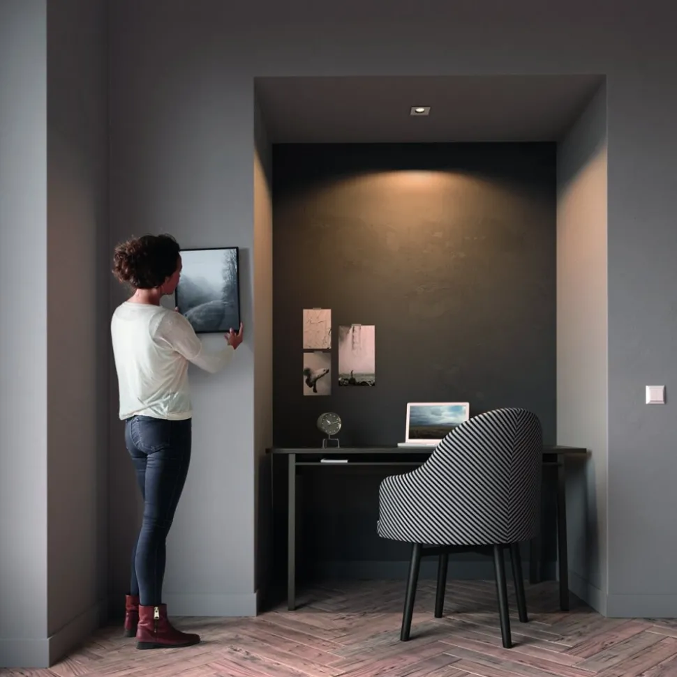 Spot Encastrable, Kit D'Extension Philips Hue Ambiance White Milliskin Blanc, 1 Lumiere, Telecommandes