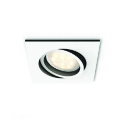 Spot Encastrable, Kit D'Extension Philips Hue Ambiance White Milliskin Blanc, 1 Lumiere, Telecommandes