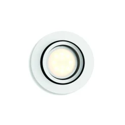 Spot Encastrable, Kit D'Extension Philips Hue Ambiance White Milliskin Blanc, 1 Lumiere, Telecommandes