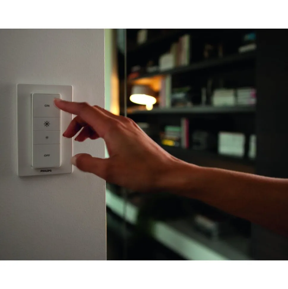 Spot Encastrable, Kit D'Extension Philips Hue Ambiance White Milliskin Blanc, 1 Lumiere, Telecommandes