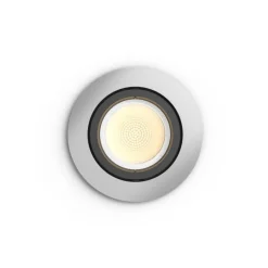 Spot Encastrable, Kit D'Extension Philips Hue Ambiance White & Color Centura Argente, 1 Lumiere, Changeur De Couleurs