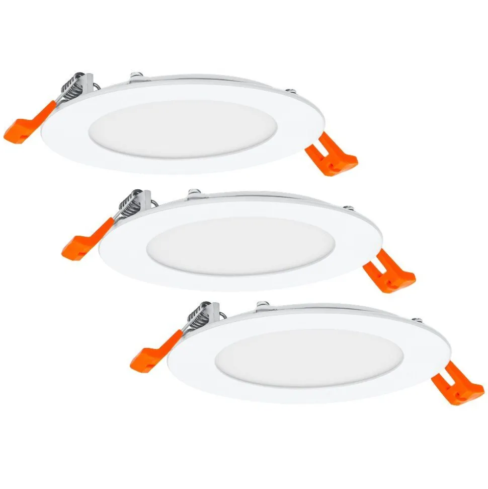Spot Encastrable Ledvance Downlight Slim Blanc, 3 Lumieres