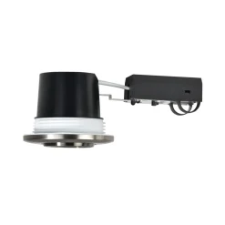 Spot Encastrable Nordlux Umberto Led Nickel Mat, Noir, 1 Lumiere