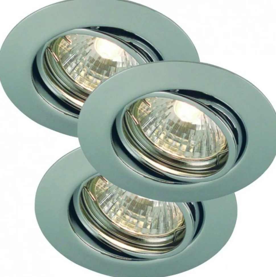 Spot Encastrable Nordlux Triton Chrome, 3 Lumieres