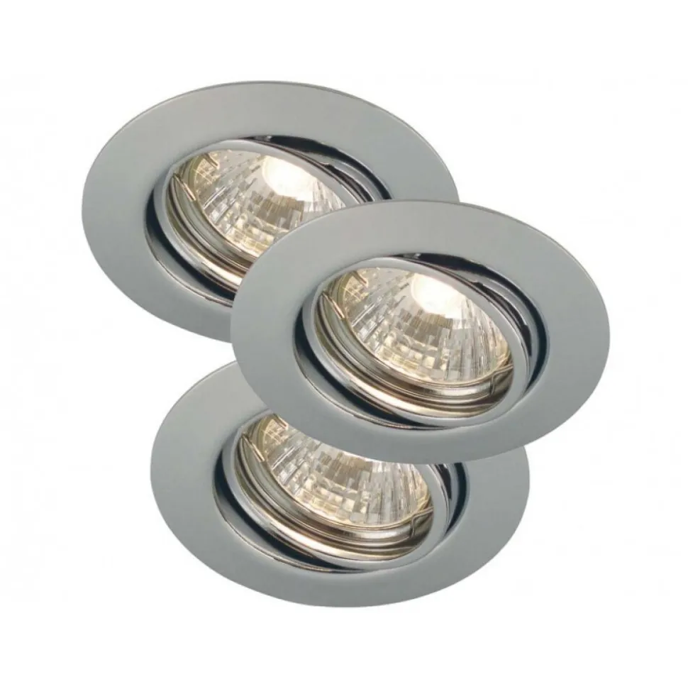 Spot Encastrable Nordlux Triton Chrome, 3 Lumieres