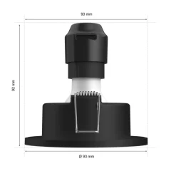 Spot Encastrable Philips Hue Xamento Led Noir, 3 Lumieres, Changeur De Couleurs