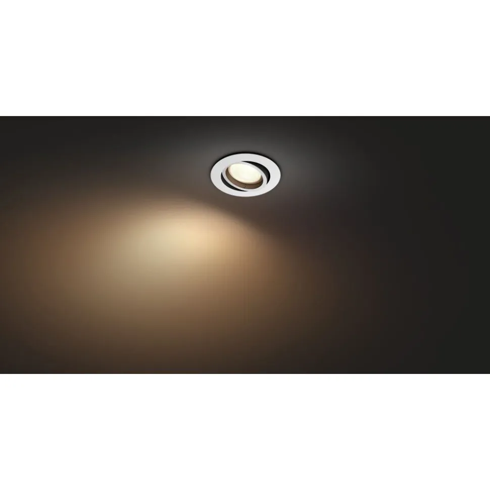 Spot Encastrable Philips Hue Centura Led Blanc, 1 Lumiere, Changeur De Couleurs