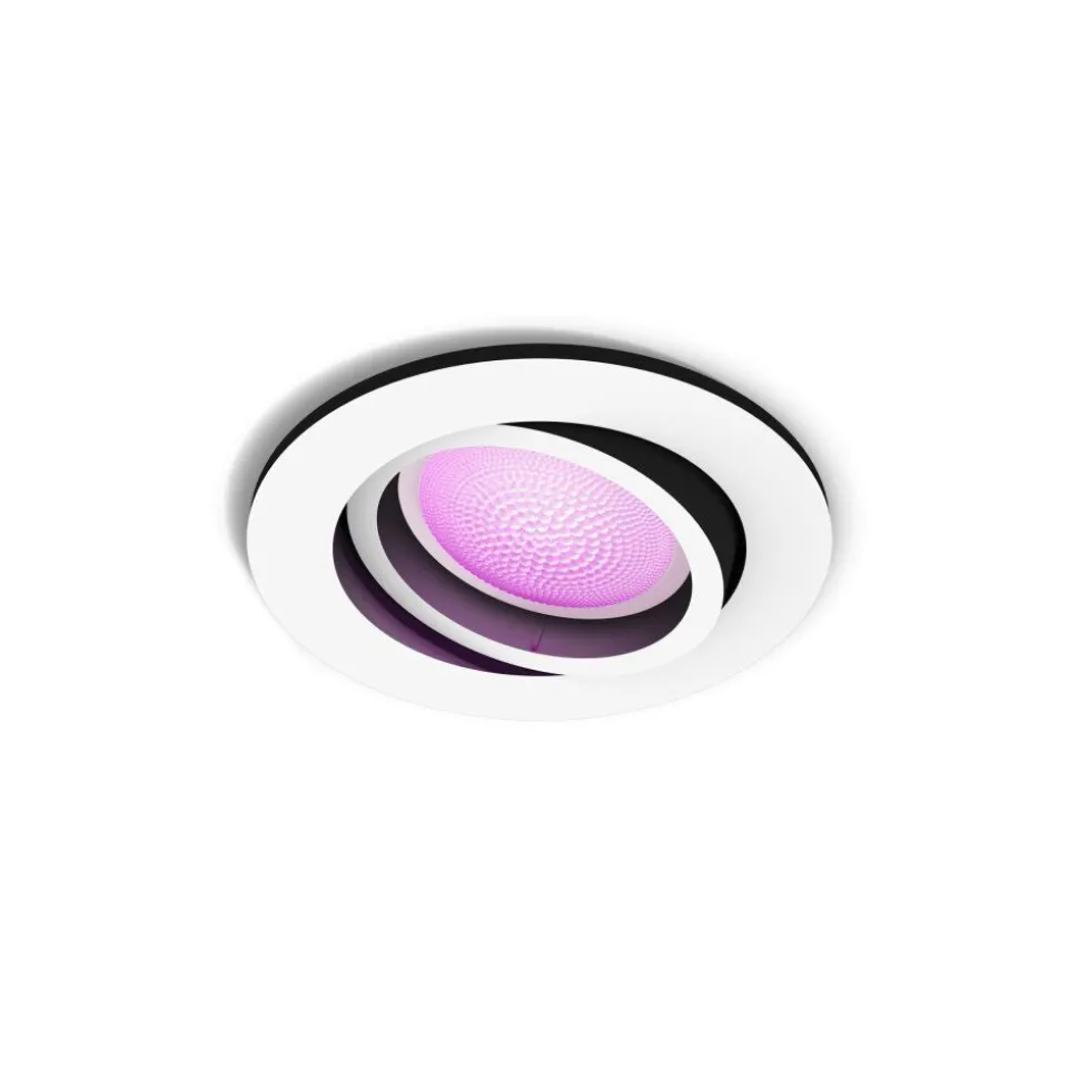 Spot Encastrable Philips Hue Centura Led Blanc, 1 Lumiere, Changeur De Couleurs