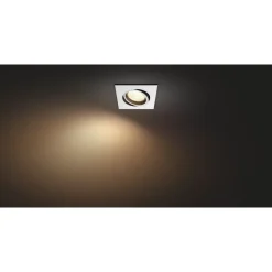 Spot Encastrable Philips Hue Centura Led Blanc, 1 Lumiere, Changeur De Couleurs