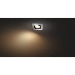Spot Encastrable Philips Hue Centura Led Blanc, 1 Lumiere, Changeur De Couleurs