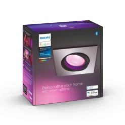 Spot Encastrable Philips Hue Centura Led Blanc, 1 Lumiere, Changeur De Couleurs