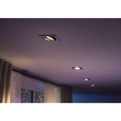 Spot Encastrable Philips Hue Centura Led Blanc, 1 Lumiere, Changeur De Couleurs