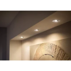 Spot Encastrable Philips Hue Milliskin Led Argente, 3 Lumieres