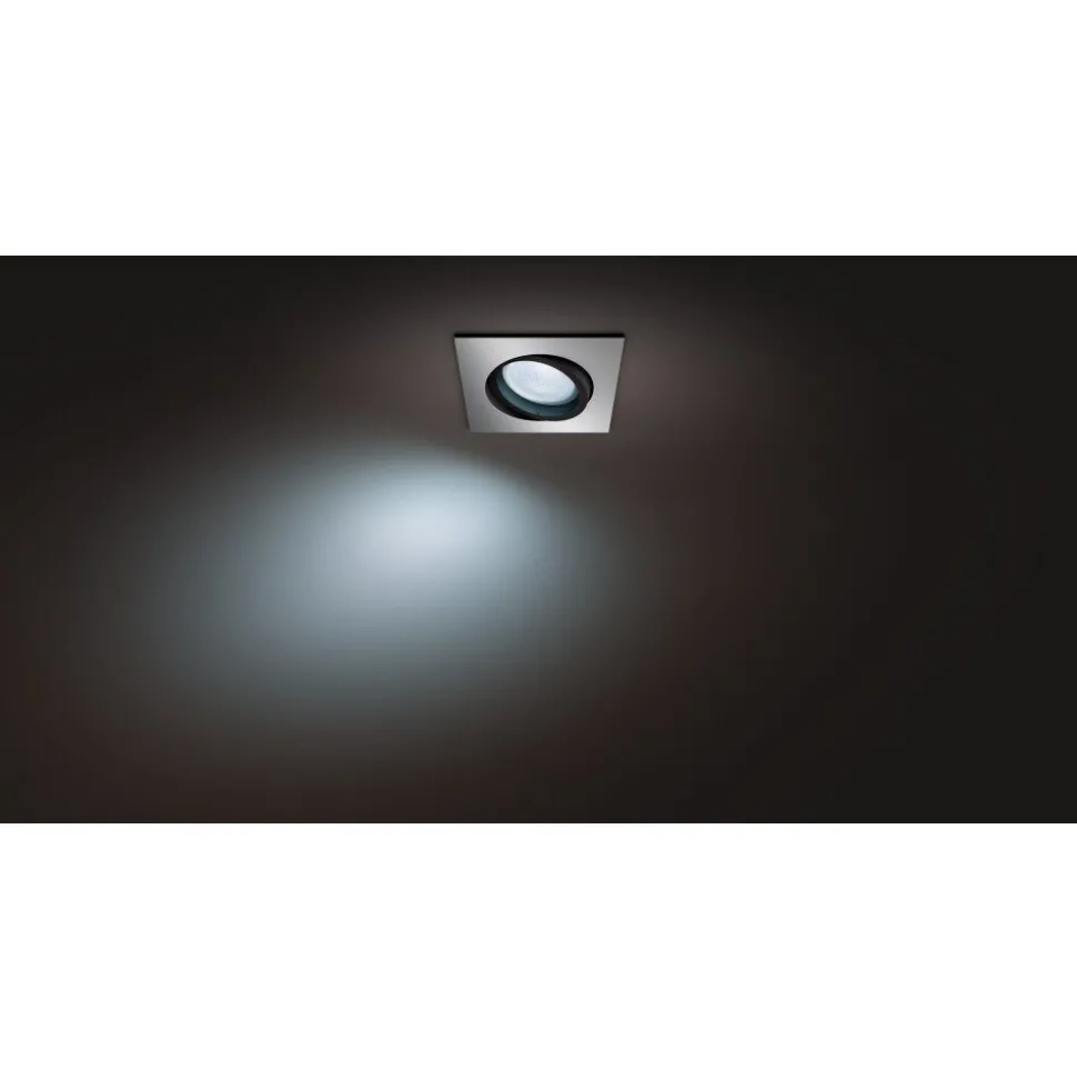 Spot Encastrable Philips Hue Milliskin Led Argente, 1 Lumiere