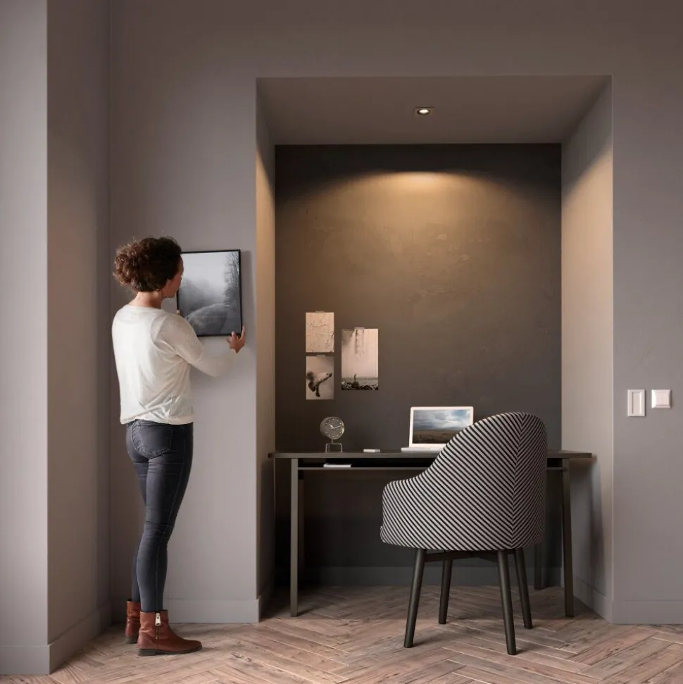 Spot Encastrable Philips Hue Milliskin Led Argente, 1 Lumiere