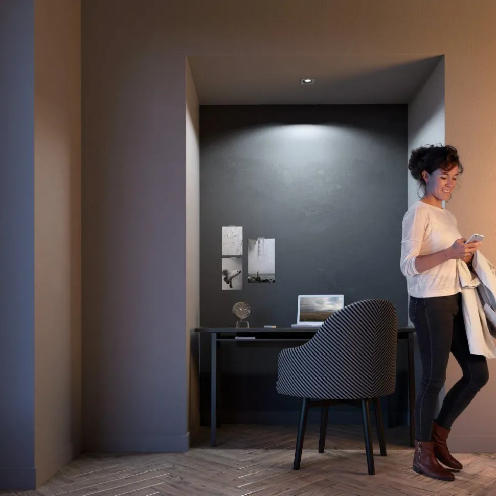 Spot Encastrable Philips Hue Milliskin Led Argente, 1 Lumiere