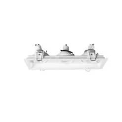 Spot Encastrable Trio Kenai Led Blanc, 3 Lumieres