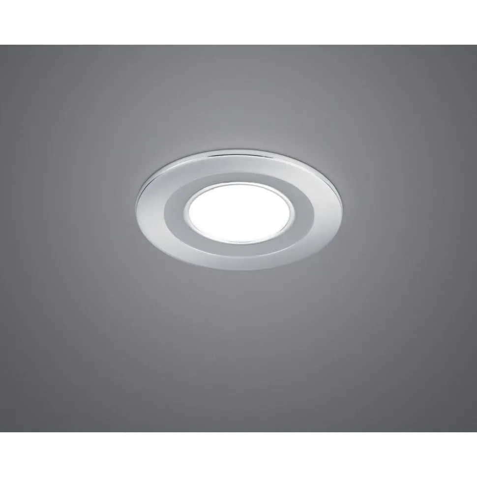 Spot Encastrable Trio Leuchten Core Led Chrome, 1 Lumiere