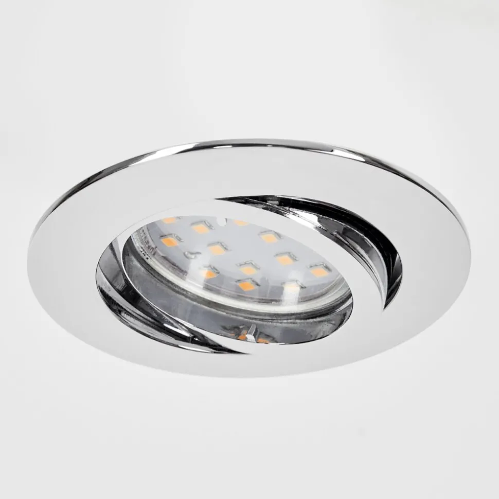 Spot Encastrablekerrouan Led Chrome, 1 Lumiere