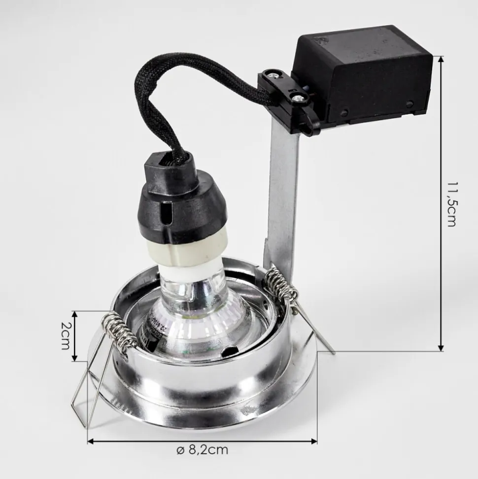 Spot Encastrablekerrouan Led Chrome, 1 Lumiere