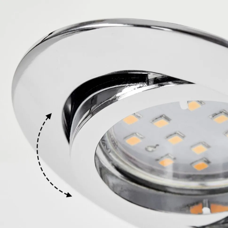 Spot Encastrablekerrouan Led Chrome, 1 Lumiere