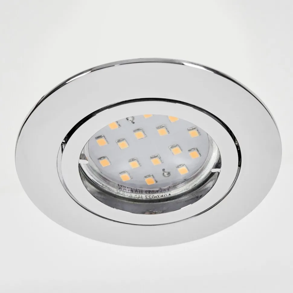 Spot Encastrablekerrouan Led Chrome, 1 Lumiere