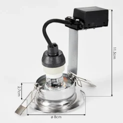 Spot Encastrablevibersviller Led Chrome, 1 Lumiere