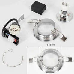 Spot Encastrablevibersviller Led Chrome, 1 Lumiere