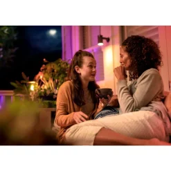 Spot, Set De 3 De Base Philips Hue Ambiance White & Color Waca Lily Led Noir, 1 Lumiere, Changeur De Couleurs