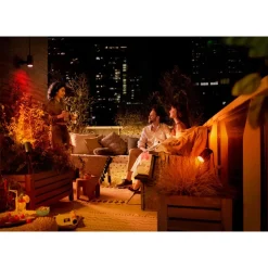 Spot, Set D'Extension Philips Hue Ambiance White & Color Waca Lily Led Noir, 1 Lumiere, Changeur De Couleurs