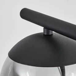 Suspension Agropoli Noir, 4 Lumieres