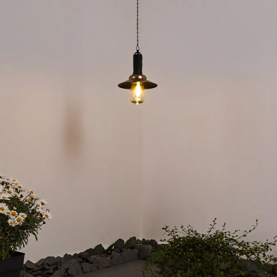 Suspension Anaheim Led Cuivre, Noir, 1 Lumiere
