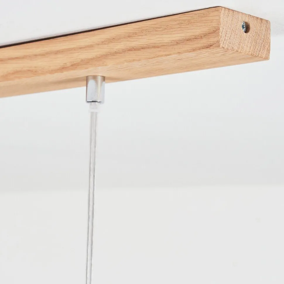 Suspension Andeer Chrome, Ecru, 3 Lumieres