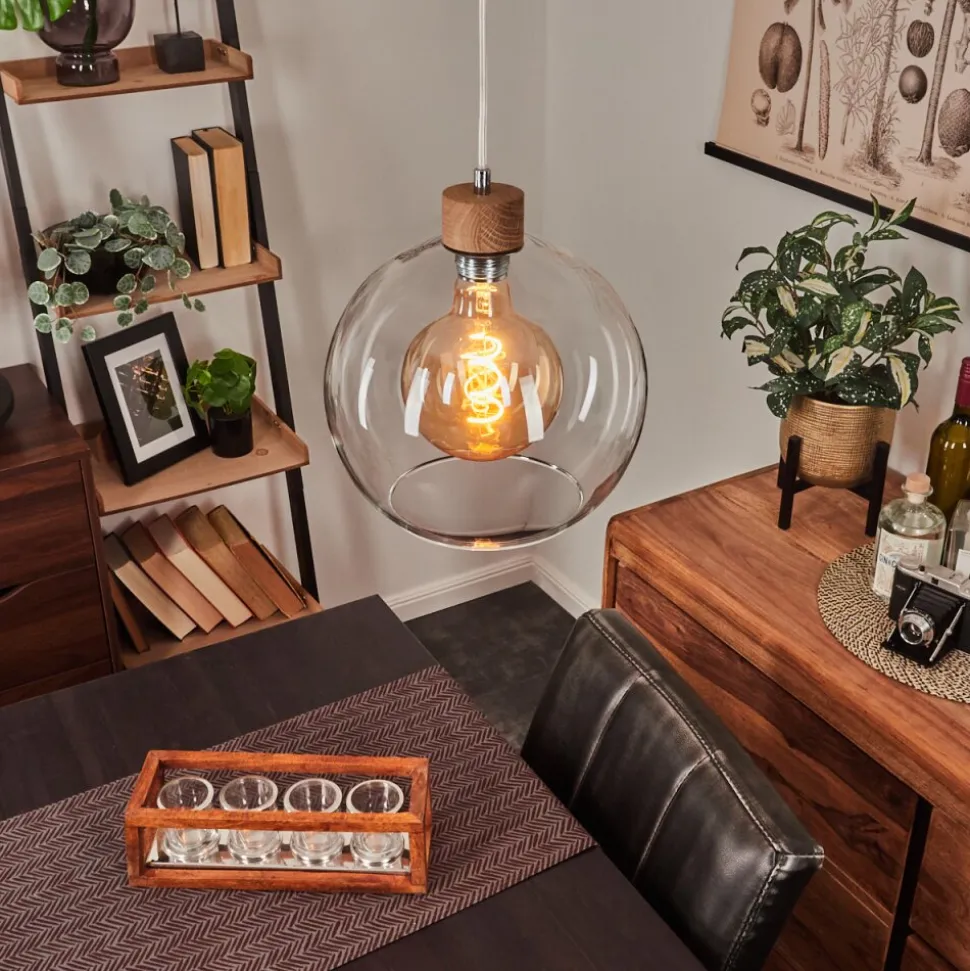 Suspension Andeer Ecru, 1 Lumiere