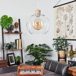 Suspension Andeer Ecru, 1 Lumiere