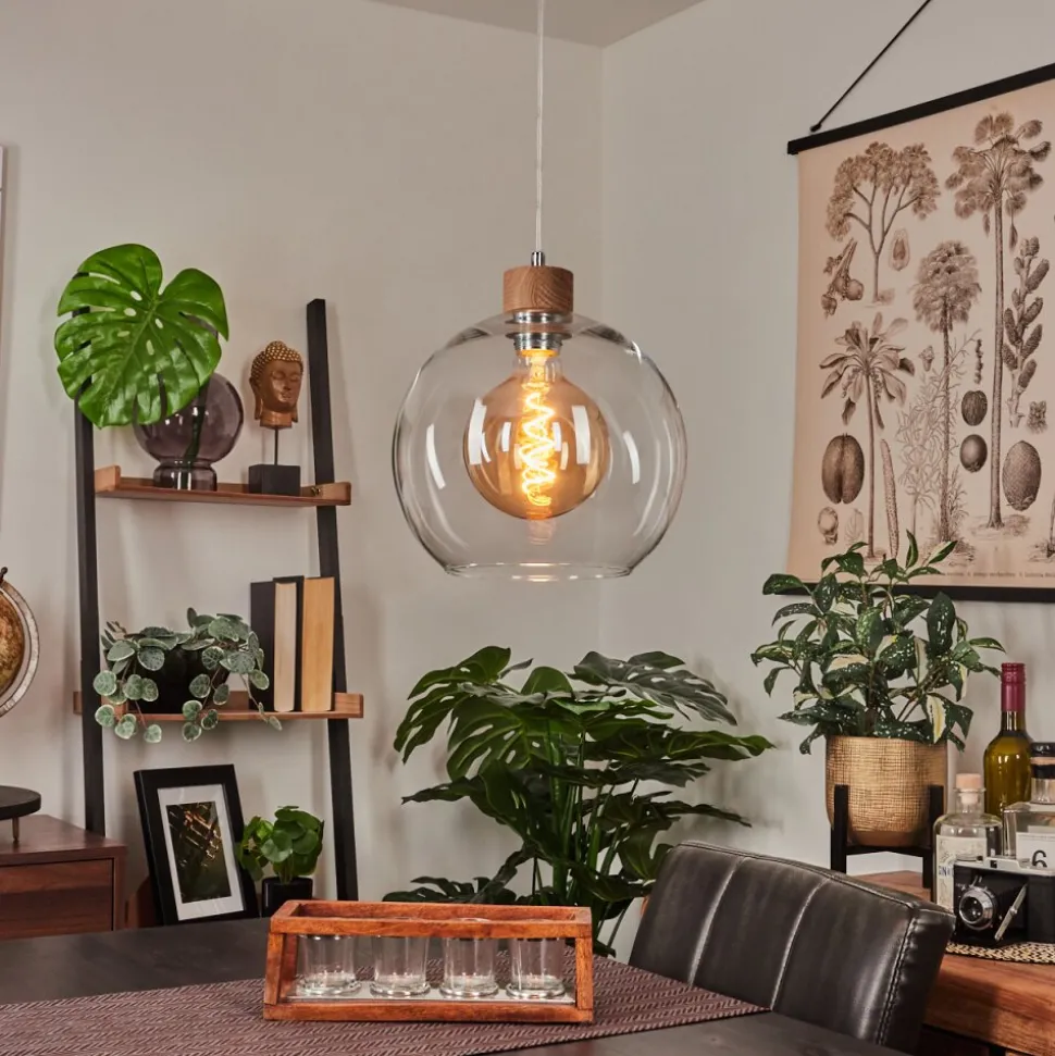 Suspension Andeer Ecru, 1 Lumiere