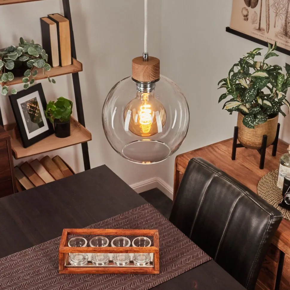 Suspension Andeer Ecru, 1 Lumiere
