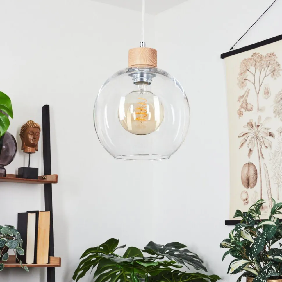 Suspension Andeer Ecru, 1 Lumiere