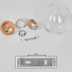Suspension Andeer Ecru, 1 Lumiere